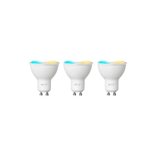 [67485] IOT NEXXT KIT 3 FOCO BLANCO 220V 4W MR16 GU10 CALIDA/FRIA NHB-W320