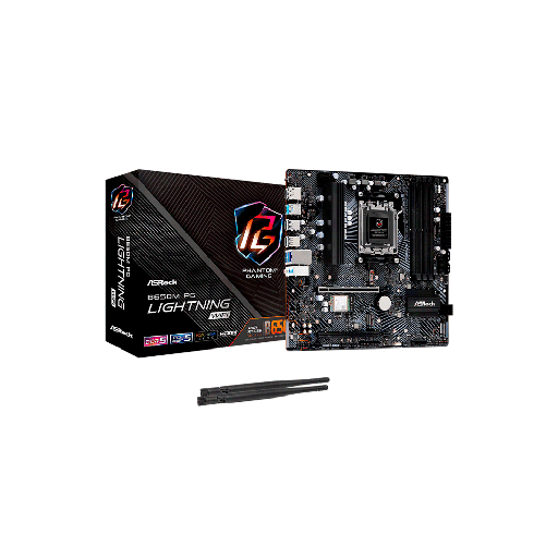 [116565] MB AM5 B650M PG LIGHTNING WIFI DDR5 ASROCK S/R/HDMI/DP/3M2/USB3.2/MATX