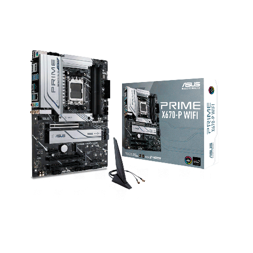 [88732] MB AM5 X670-P WIFI DDR5 PRIME ASUS S/R/HDMI/DP/3M2/USB3.2/ATX/AURA