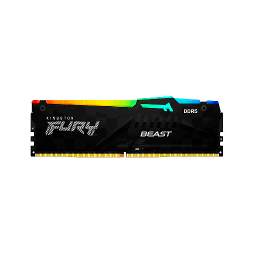 [90148] MEM DDR5  8G 5200 KINGSTON FURY BEAST BK KF552C40BBA-8 RGB XMP