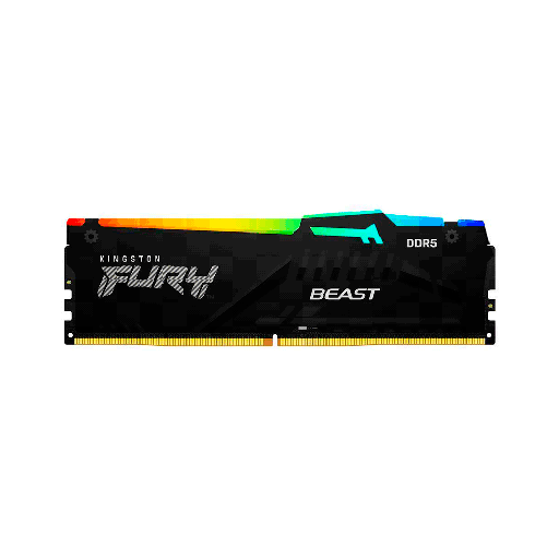 [92104] MEM DDR5 16G 5600 KINGSTON FURY BEAST BK KF556C40BBA-16 RGB