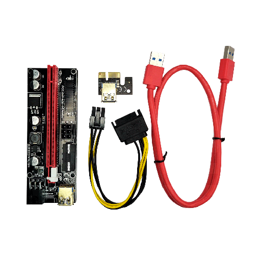 [78030] MINERIA RISER PCIE 1X A 16X V009S UNITARIO X002UZ4LWR