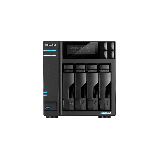 [114677] NAS ASUSTOR AS6704T QC 2.0/4BAY/4GB/4 M.2/2-GBLAN/HDMI/2USB3.2
