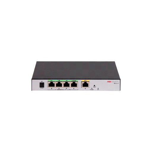 [114578] ROUTER HIKVISION DS-3WG105GP-SI 5P 1WAN GBPS/4LAN POE GBPS/100 USERS