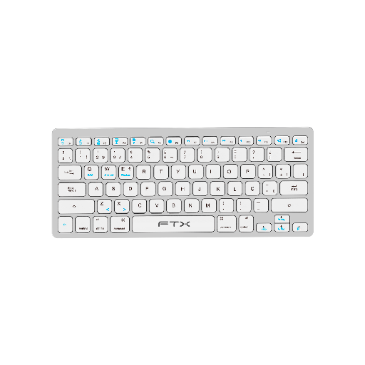 [99523] TECLADO BT FTXB1000 ULTRA SLIM POR/PLATA 099529