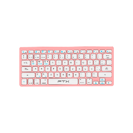 [99547] TECLADO BT FTXB1000 ULTRA SLIM POR/ROSA 099543