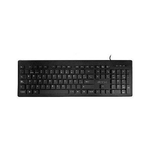 [95310] TECLADO USB FTXK100E NUM/ING/NEGRO 095316