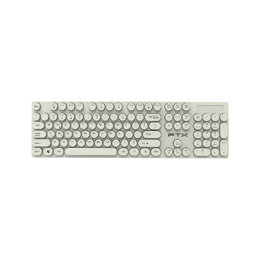 [99714] TECLADO USB FTXK22 NUM/ESP/POP/BLAN 099710