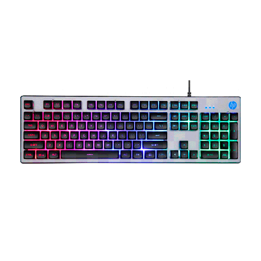 [71789] TECLADO USB GAMER HP K500F RGB/ESP/GRIS