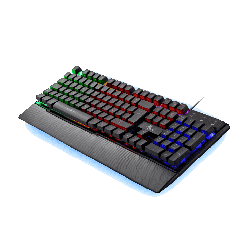 [42857] TECLADO USB GAMER XTECH XTK-510S ARMIGER MULTICOLOR MULTIMEDIA/ESP/NEG