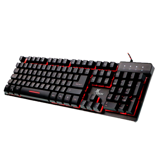 [42864] TECLADO USB GAMER XTECH XTK-520S REVENGER MULT/LED/3 COL/ESP