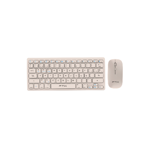 [106030] TECLADO+MOUSE WIR FTXGK03S ESP/GOLD 106036