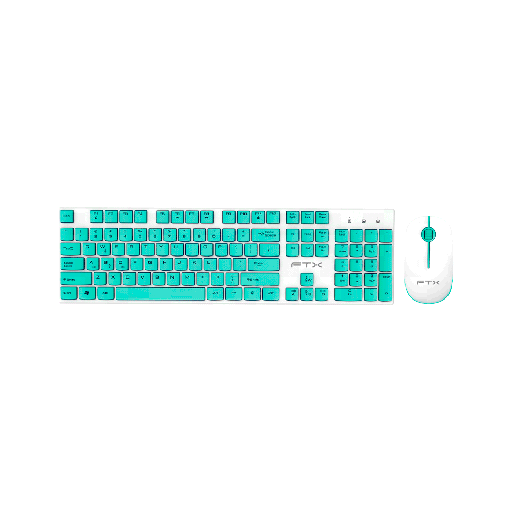 [99639] TECLADO+MOUSE WIR FTXGK600 NUM/ESP/BLA-VER 099635