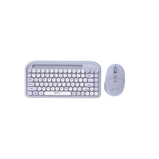 [106054] TECLADO+MOUSE WIR/BT FTXGK01 ESP/POP/LILA 106050