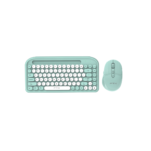 [106108] TECLADO+MOUSE WIR/BT FTXGK01 POR/POP/VERD 106104