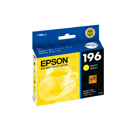 [102339] TINTA EPSON EXPRESSION T196420-AL AMARILLO P/XP-20-10X-20X-401/WF25XX