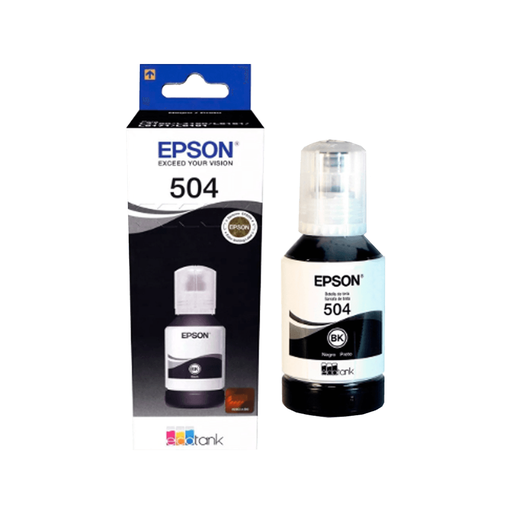 [27434] TINTA EPSON T504 120 NEGRO L41XX/L42XX/L61XX  T504120-AL 127ML