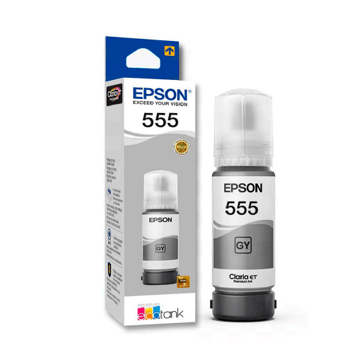 [85717] TINTA EPSON T555 520 GRIS L81XX T555520-AL 70ML