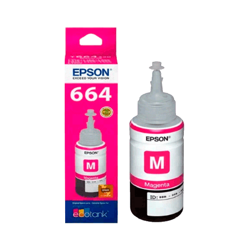 [1281] TINTA EPSON T664 320 MAGENTA L1XX/L2XX/L3XX/L5XX T664320-AL 70ML