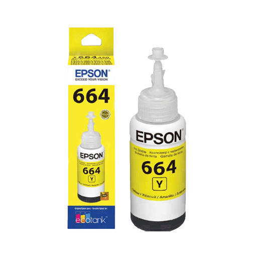 [1298] TINTA EPSON T664 420 AMARILLO L1XX/L2XX/L3XX/L5XX T664420-AL 70ML
