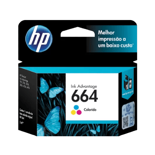 [6187] TINTA HP  664 COLOR F6V28AL DJ 2135 2ML
