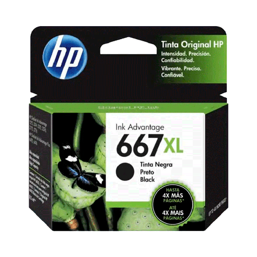 [74742] TINTA HP  667XL NEGRO 3YM81AL DJ 2775 8.5ML