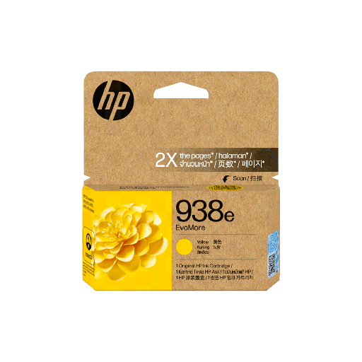 [121682] TINTA HP  938E AMARILLO EVOMORE 4S6Y1PL 20ML