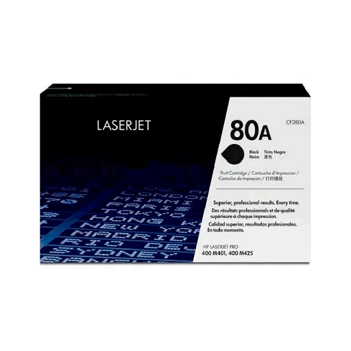 [7658] TONER HP   80A NEGRO CF280A 400 M401/400 M425