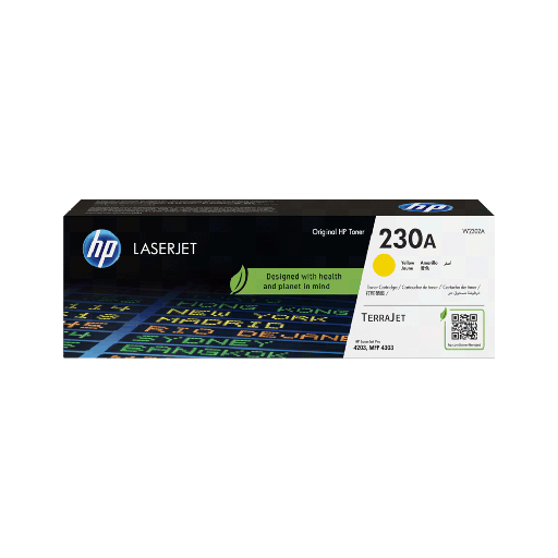 [100243] TONER HP  230A AMARILLO W2302A 4203/MFP 4303