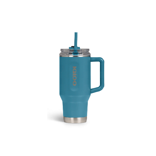 [108034] VASO TERM IGLOO  950ML SSTL TRVL MUG C/PAJITA AZUL MODERNO 4P 71223