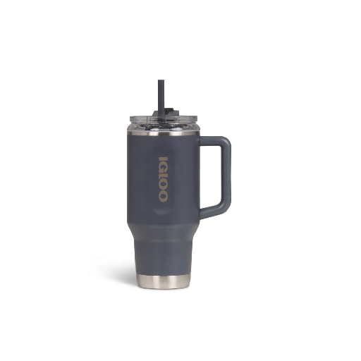 [108096] VASO TERM IGLOO  950ML SSTL TRVL MUG C/PAJITA CARBONITE 4P 71222