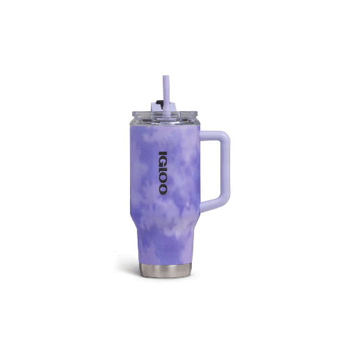 [108065] VASO TERM IGLOO  950ML SSTL TRVL MUG ICE DYE C/PAJITA LILA 4P 71310