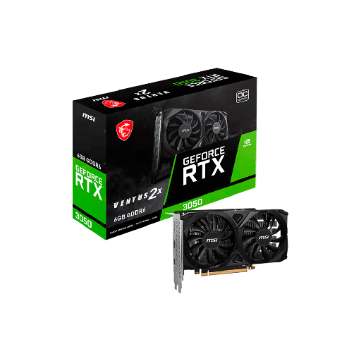 [118835] VGA RTX3050 VENTUS 2X 6G OC MSI DD6 912-V812-060