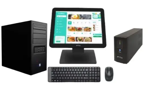 COMBO PC CORE i3 RAM 8GB 240SSD + MONITOR TOUCH 17" + UPS 800 VA. INCLUYE TECLADO Y MOUSE